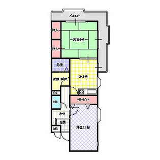 近藤ハイツ1号館【301号室】の間取り