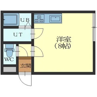 プランドル【3F号室】の間取り