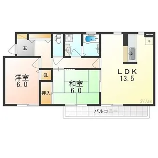 デイスターN【1階】の間取り