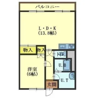 ロイヤルシティ参番館【202号室】の間取り