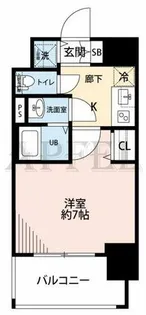 フォーリアライズ阿波座west【10階】の間取り