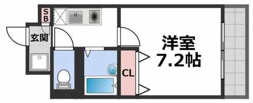 ペニーレーン【5階】の間取り