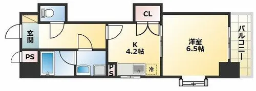 アンティオキア【4階】の間取り