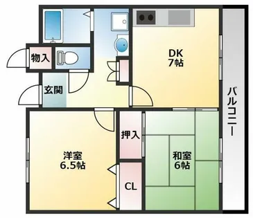 メゾンイサム【2階】の間取り