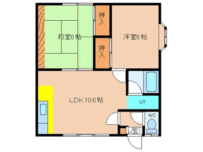 イトウハイツ5【201号室】の間取り