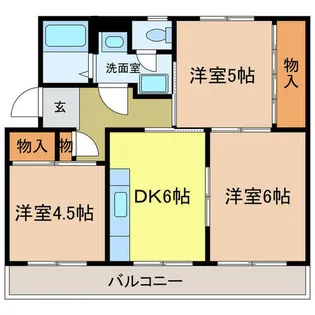 ヴィラナリー千代田1号棟【5階】の間取り