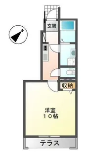 アンベリール【1階】の間取り
