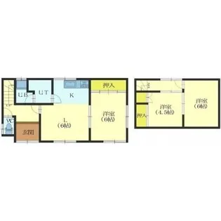 北海道函館市昭和2丁目【一戸建】の間取り