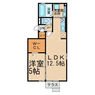 メディオハウス【1階】の間取り
