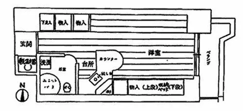 ラ・パルフェ・ド・札幌【4階】の間取り