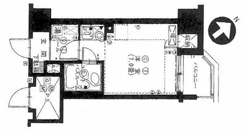 ファミール中の島【7階】の間取り