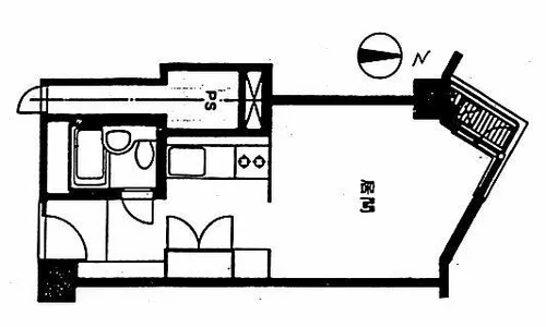 平岸パークマンション【2階】の間取り