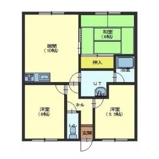 3LDKの間取り画像