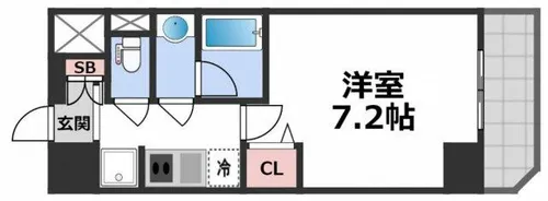 グランパシフィック今里公園【3階】の間取り
