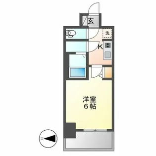 メイクス今池PRIME【907号室】の間取り