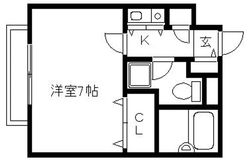 アルテハイム白梅町【301号室】の間取り
