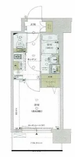 レジュールアッシュ京橋【7階】の間取り