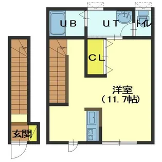 リーブルメゾンⅥ【203号室】の間取り