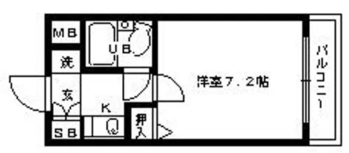 デトムワン西陣聚楽【305号室】の間取り