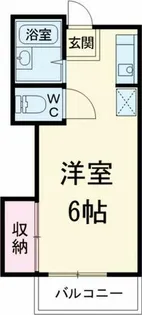 JMオレンジハイツ【206号室】の間取り