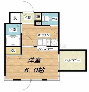 エステムコート心斎橋EASTエリジオン【11階】の間取り