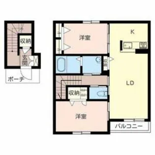 シャーメゾン西庄北【2階】の間取り