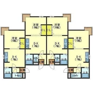 エルピノ【201号室】の間取り