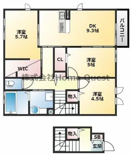 メゾン ル・レーヴ【2階】の間取り