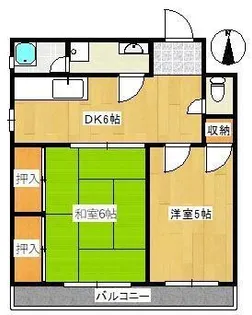 昭和ハウス【503号室】の間取り