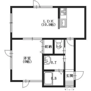 リヴェール参番館【1階】の間取り