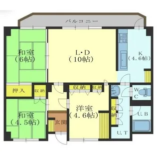 柏木プラザ【901号室】の間取り