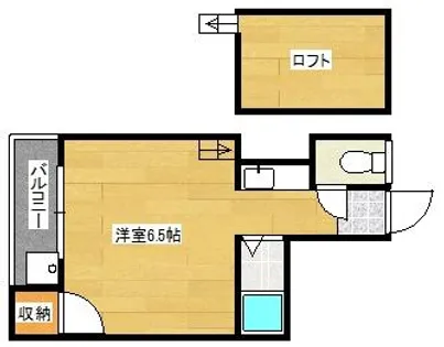 ベルエポック【203号室】の間取り