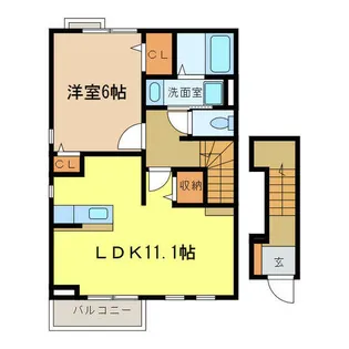 ソルジェンテ【2階】の間取り