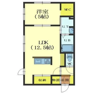 norfino rouge【2A号室】の間取り