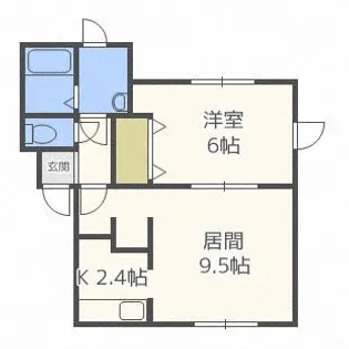 サンノーブル【102号室】の間取り