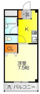 レフィナード【3階】の間取り