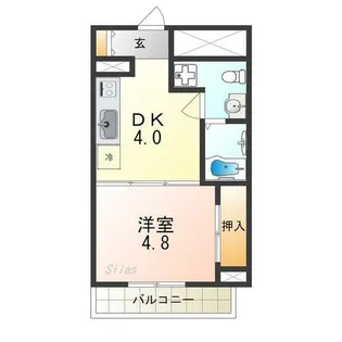 プログレス アペゼ【6階】の間取り