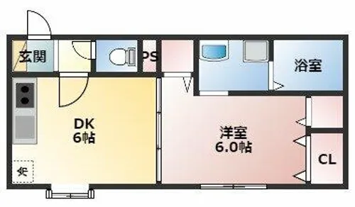 ラフォーレ大府【101号室】の間取り