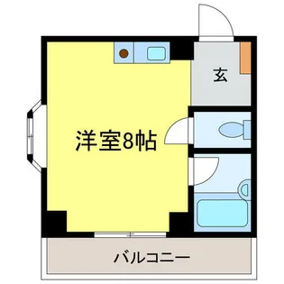 スカイ 南花台【305号室】の間取り