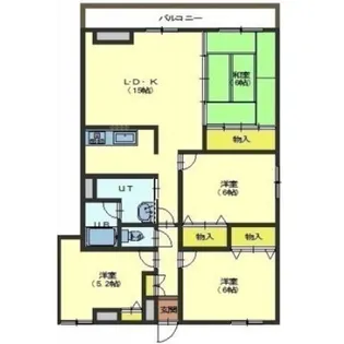 ドムス昭和【508号室】の間取り