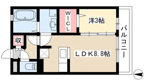 エクセレント アイランド【2階】の間取り