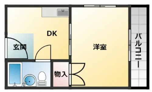 ウインライフ松原I【2階】の間取り