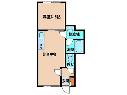 ハイパディミハラ【203号室】の間取り