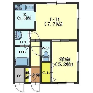 ペラッツィ梁川【305号室】の間取り
