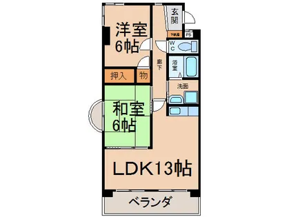 グランピア【1階】の間取り