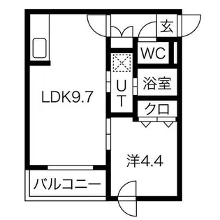グランメゾン厚別II【1階】の間取り