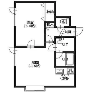パレスセナ2【201号室】の間取り