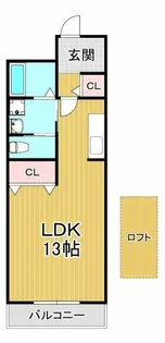エスタイル白鷺【4階】の間取り
