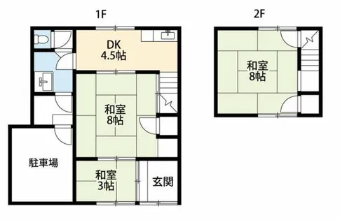 姫路ガレージハウス【101号室】の間取り