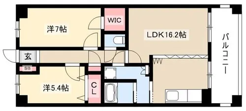 プレディアスタイル千種北 旧 千種北マンション 【1303号室】の間取り